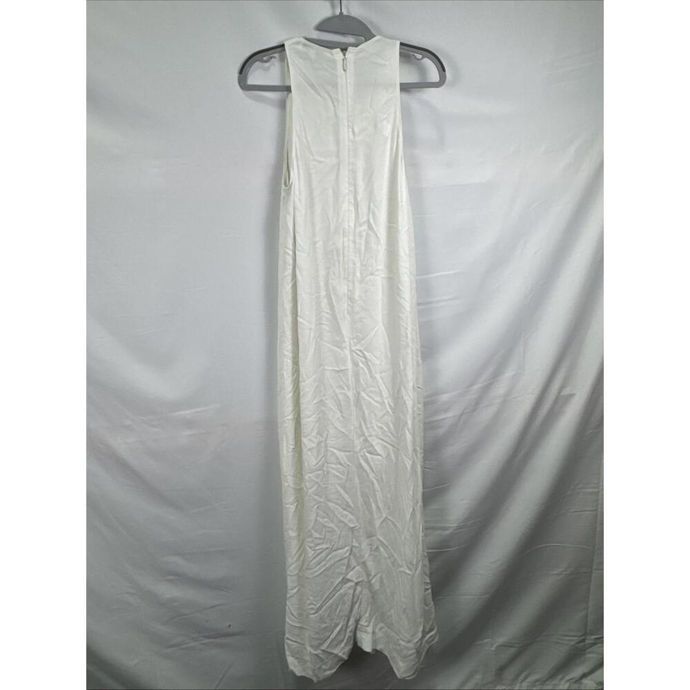 Rosetta Getty x RTR White Cape Mini Dress Size 4 with Minor Fabric Pull - Picture 5 of 8